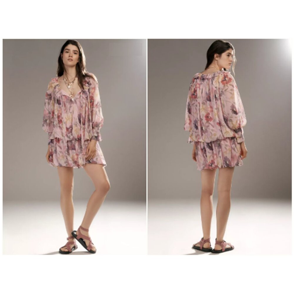 ANTHROPOLOGIE Mare Mare Long Sleeve Mini Dress